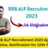 RRB ALP Recruitment