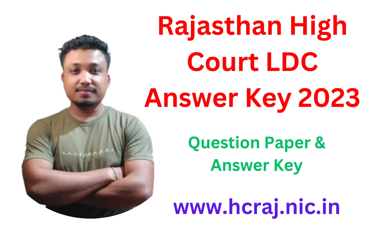 Rajasthan High Court LDC Answer Key