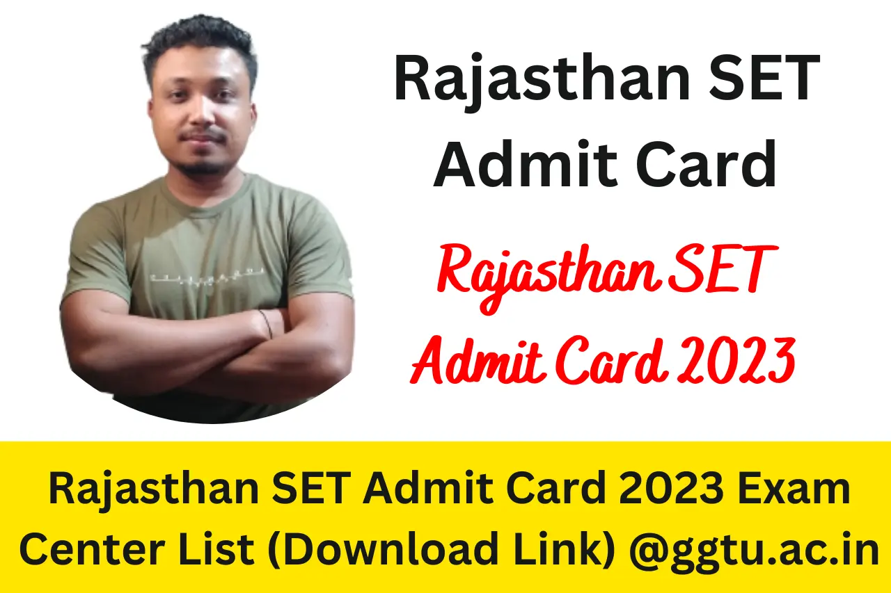 Rajasthan SET Admit Card
